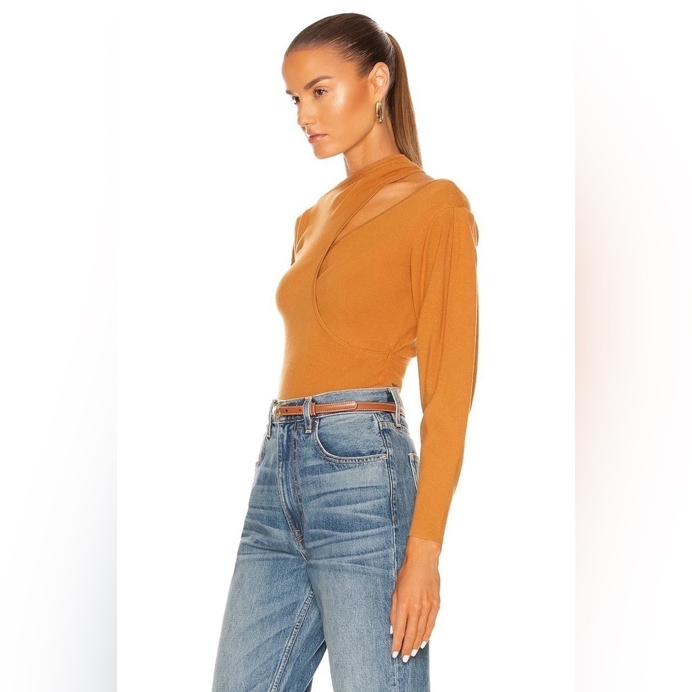 A.L.C. Addison Top in Cashew, Size S - Picture 3 of 10